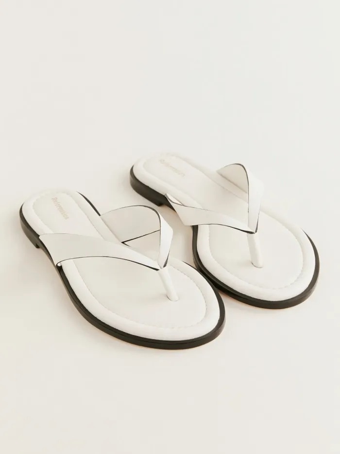 Reformation Sandals Jessie Thong Sandal Whiteblack 8211 Women Reformation Sandals Jessie Thong Sandal Whiteblack 8211 Women