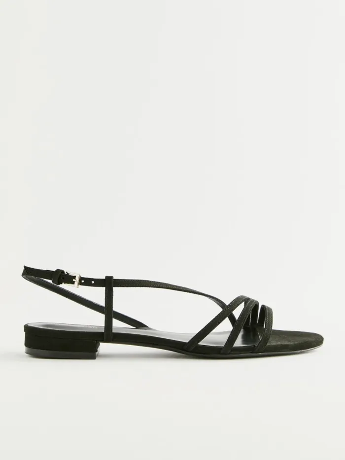Reformation Sandals Phoenecia Lattice Flat Sandal Black Suede 8211 Women Reformation Sandals Phoenecia Lattice Flat Sandal Black Suede 8211 Women