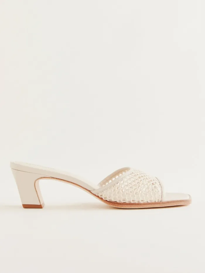 Reformation Sandals Scout Heeled Sandal Ivory Crochet 8211 Women Reformation Sandals Scout Heeled Sandal Ivory Crochet 8211 Women