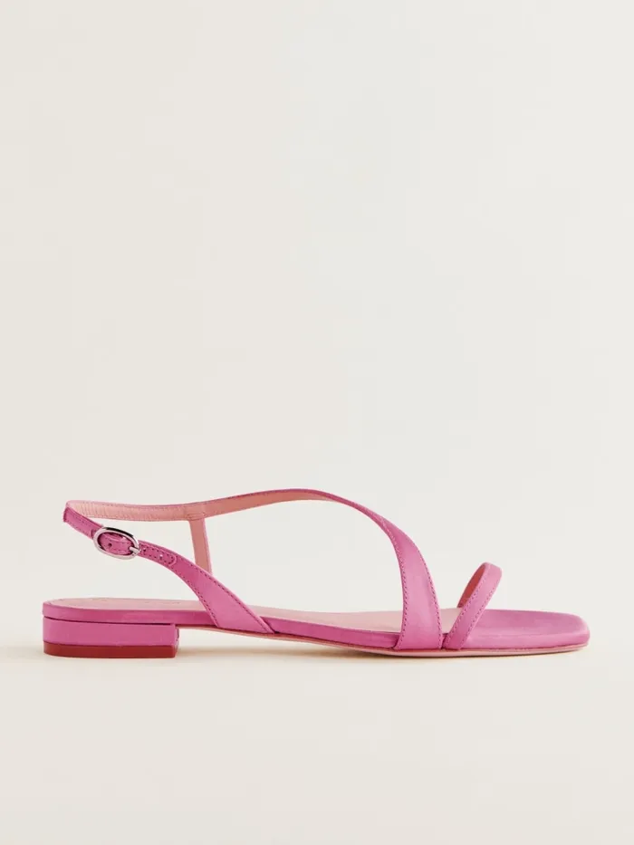 Reformation Sandals Veronica Flat Sandal Dragonfruit 8211 Women