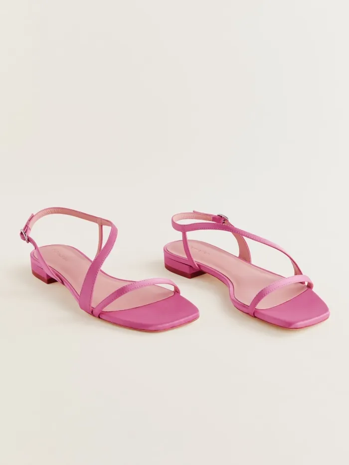 Reformation Sandals Veronica Flat Sandal Dragonfruit 8211 Women Reformation Sandals Veronica Flat Sandal Dragonfruit 8211 Women