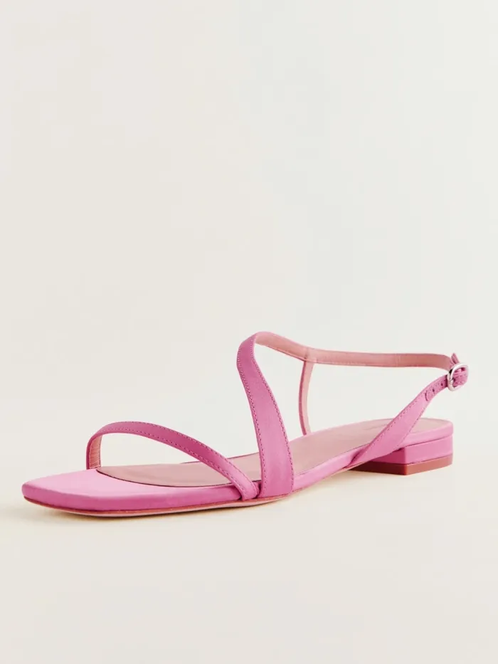 Reformation Sandals Veronica Flat Sandal Dragonfruit 8211 Women Reformation Sandals Veronica Flat Sandal Dragonfruit 8211 Women