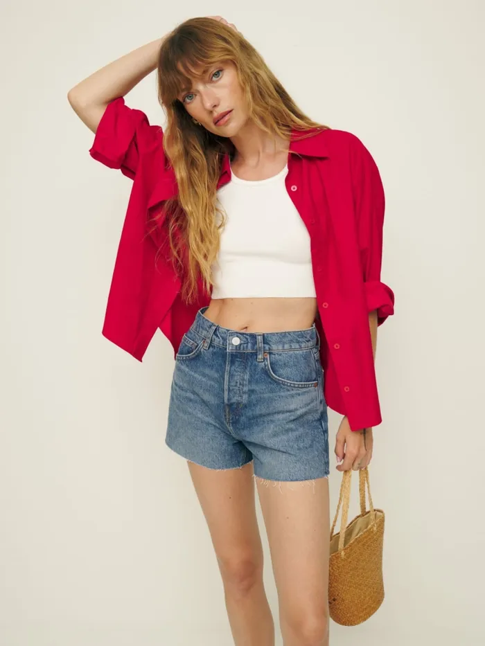 Reformation Shorts Charlene High Rise Jean Shorts Colorado 8211 Women Reformation Shorts Charlene High Rise Jean Shorts Colorado 8211 Women
