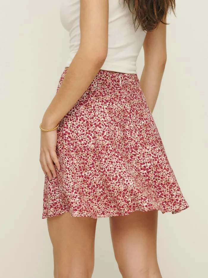 Reformation Skirts Flounce Skirt La Vie En Rose 8211 Women Reformation Skirts Flounce Skirt La Vie En Rose 8211 Women