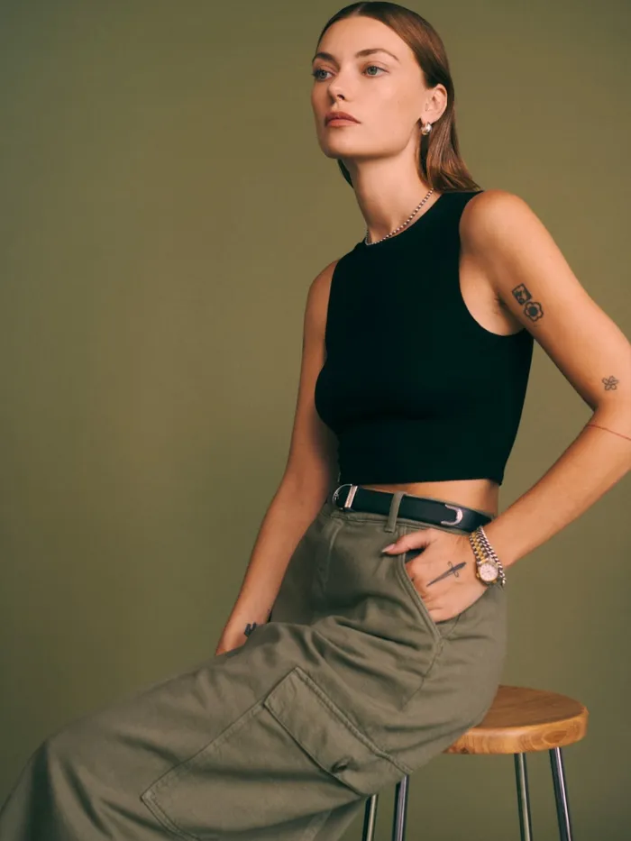Reformation Skirts Maggi Cargo Midi Skirt Army 8211 Women Reformation Skirts Maggi Cargo Midi Skirt Army 8211 Women
