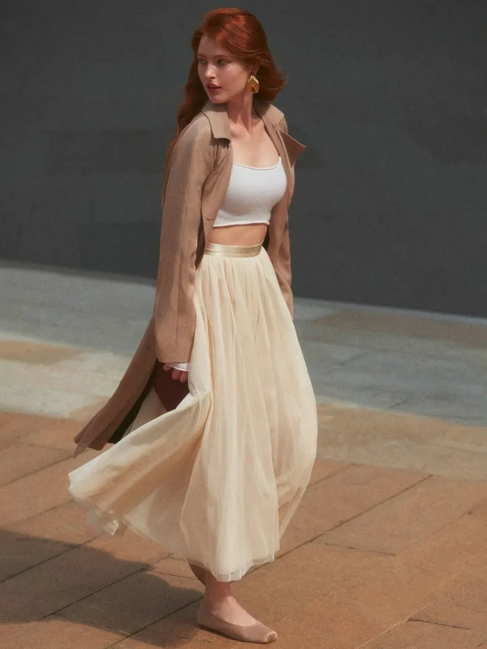 Reformation Skirts Prisca Skirt Ivory 8211 Women Reformation Skirts Prisca Skirt Ivory 8211 Women