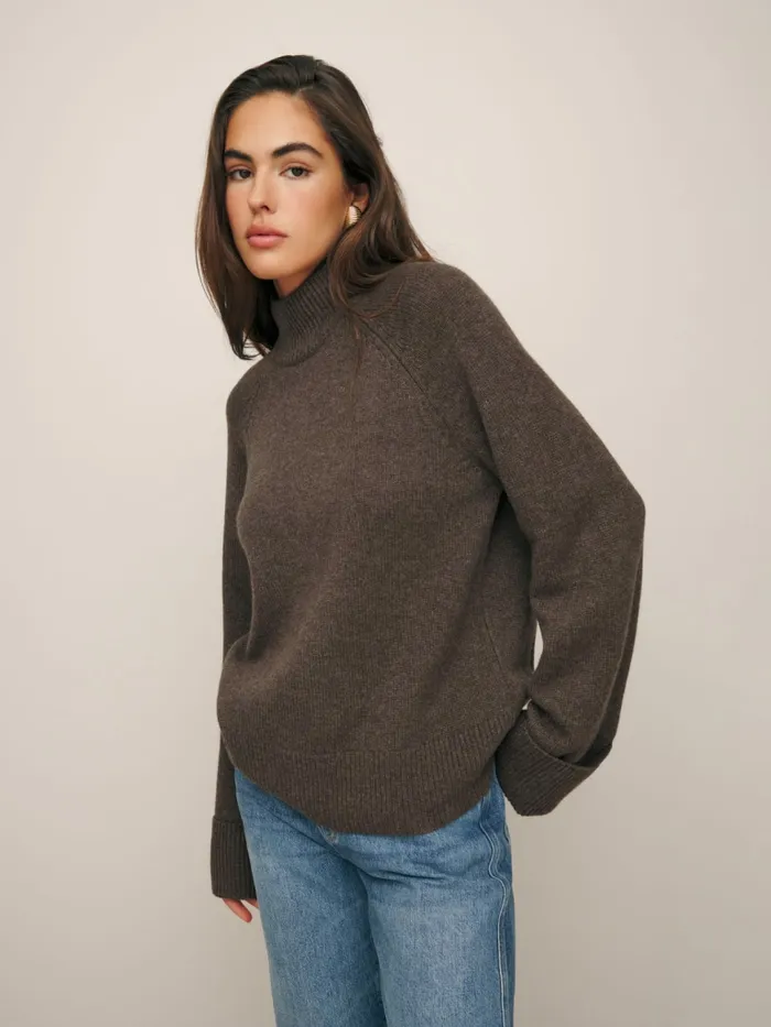 Reformation Sweaters Garrett Cashmere Oversized Turtleneck Hedgerow 8211 Women Reformation Sweaters Garrett Cashmere Oversized Turtleneck Hedgerow 8211 Women