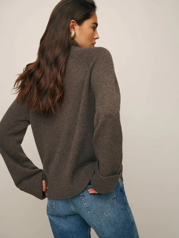 Reformation Sweaters Garrett Cashmere Oversized Turtleneck Hedgerow 8211 Women Reformation Sweaters Garrett Cashmere Oversized Turtleneck Hedgerow 8211 Women