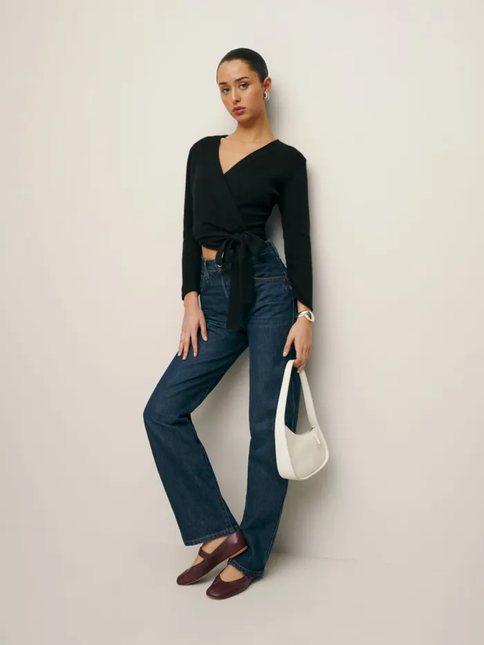 Reformation Sweaters Relaxed Cashmere Wrap Black 8211 Women Reformation Sweaters Relaxed Cashmere Wrap Black 8211 Women