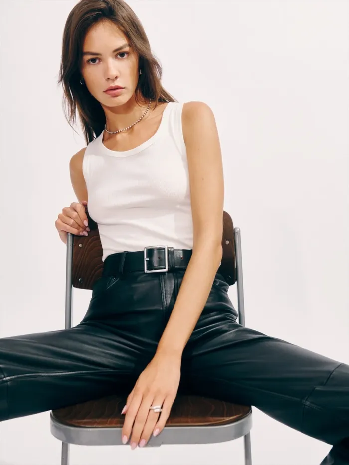 Reformation Tops Adel Tank White 8211 Women