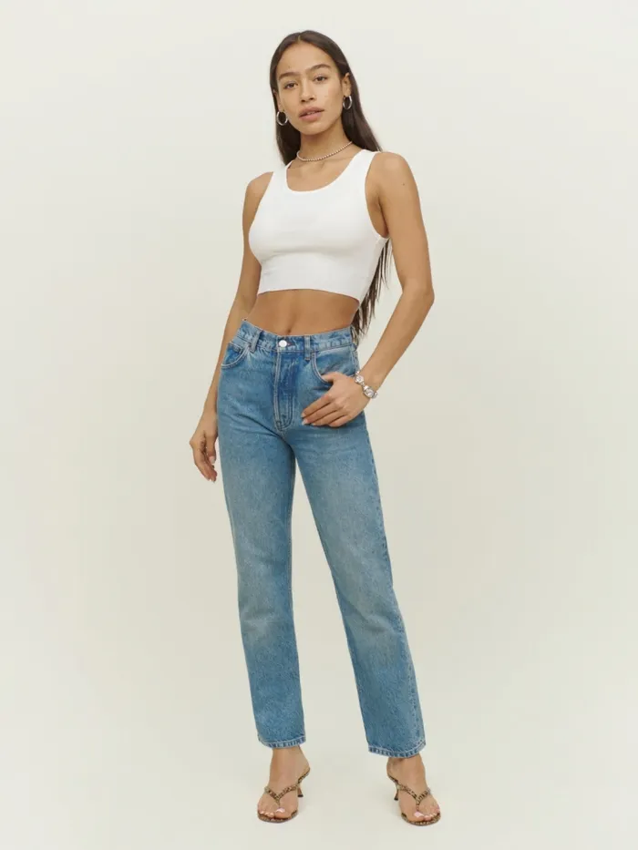 Reformation Tops Adel Tank White 8211 Women