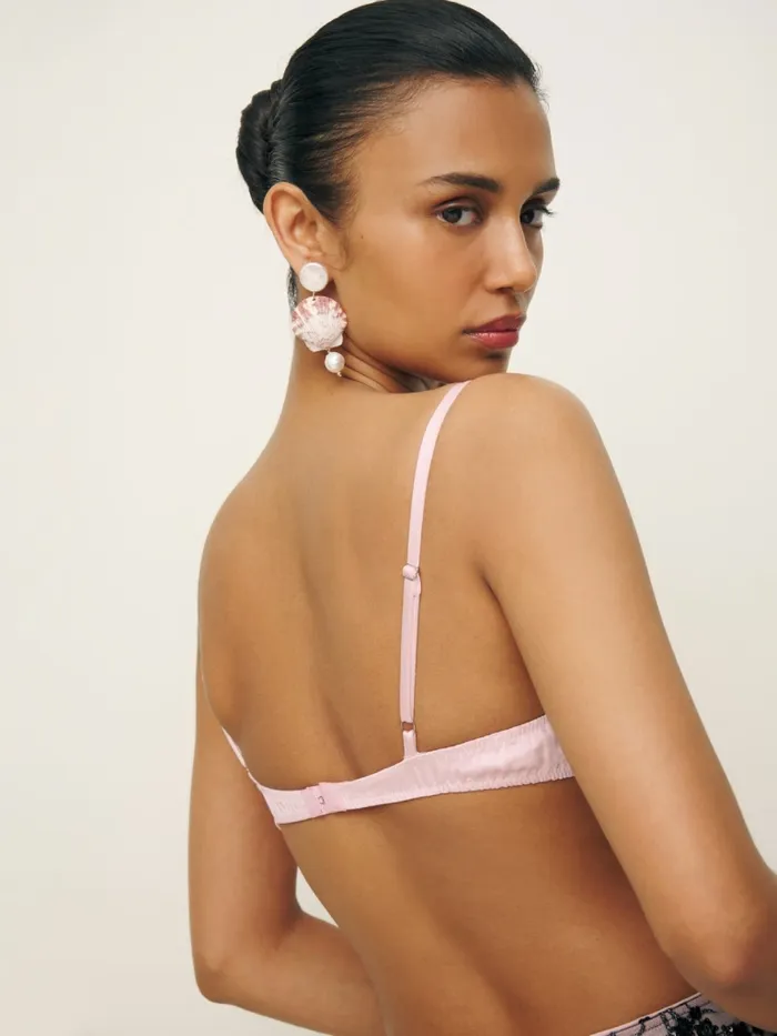 Reformation Tops Antonia Bra Light Pink 8211 Women