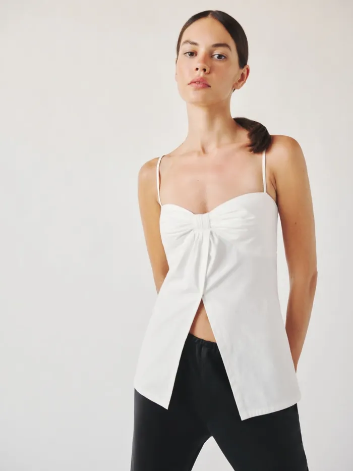 Reformation Tops Jaylin Top White 8211 Women Reformation Tops Jaylin Top White 8211 Women