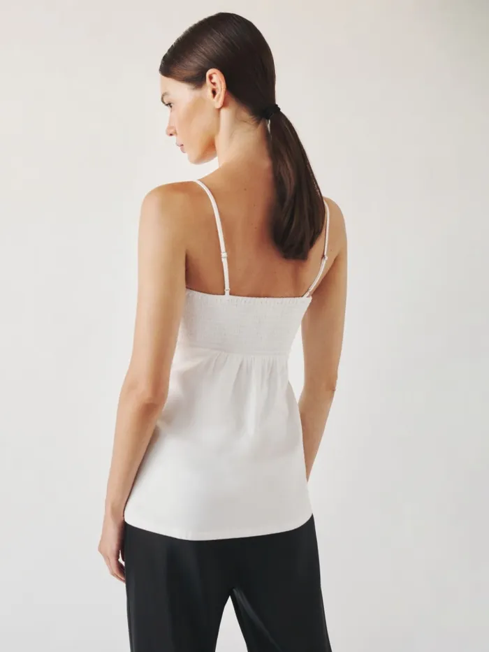 Reformation Tops Jaylin Top White 8211 Women Reformation Tops Jaylin Top White 8211 Women