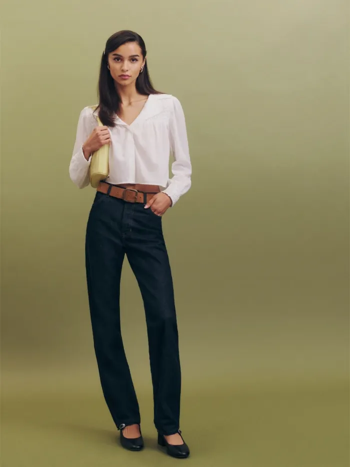 Reformation Tops Libbey Top White 8211 Women