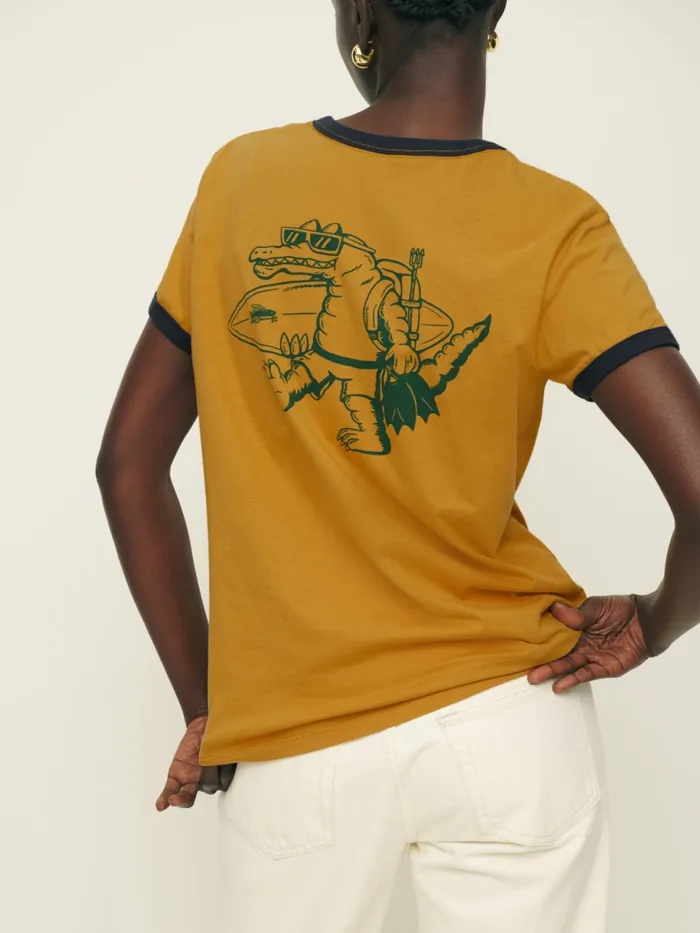 Reformation Tops Patagonia W039s Water People Organic Ringer Tee Water People Gator Pufferfish Gold 8211 Women Reformation Tops Patagonia W039s Water People Organic Ringer Tee Water People Gator Pufferfish Gold 8211 Women
