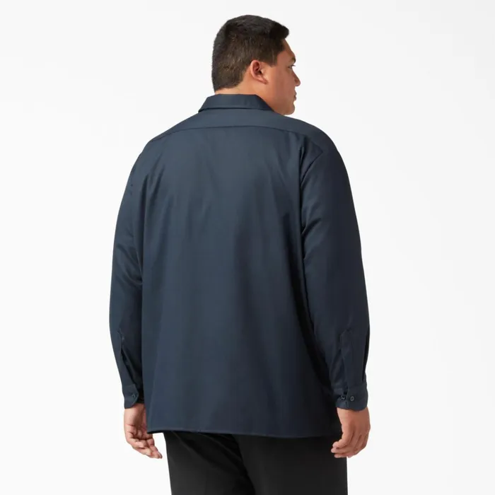 Relaxed Fit Long Sleeve Work Shirt Dark Navy Dark Navy dn Men Dickies Long Sleeve Work Shirts Relaxed Fit Long Sleeve Work Shirt Dark Navy Dark Navy dn Men Dickies Long Sleeve Work Shirts