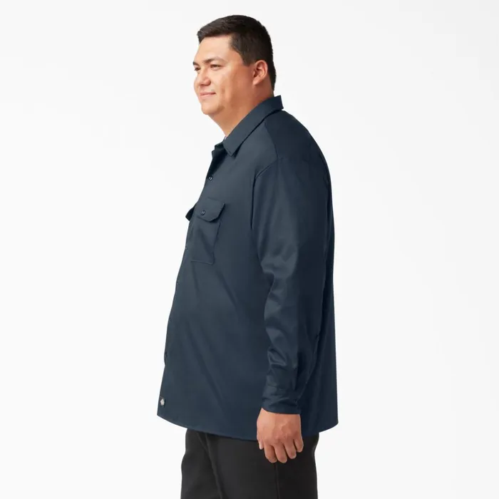 Relaxed Fit Long Sleeve Work Shirt Dark Navy Dark Navy dn Men Dickies Long Sleeve Work Shirts Relaxed Fit Long Sleeve Work Shirt Dark Navy Dark Navy dn Men Dickies Long Sleeve Work Shirts