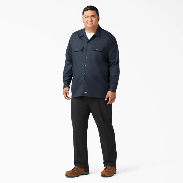Relaxed Fit Long Sleeve Work Shirt Dark Navy Dark Navy dn Men Dickies Long Sleeve Work Shirts Relaxed Fit Long Sleeve Work Shirt Dark Navy Dark Navy dn Men Dickies Long Sleeve Work Shirts
