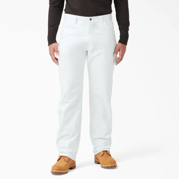 Relaxed Fit Straight Leg Painter039s Pants White White wh Men Dickies Painter Pants Relaxed Fit Straight Leg Painter039s Pants White White wh Men Dickies Painter Pants