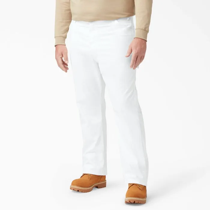 Relaxed Fit Straight Leg Painter039s Pants White White wh Men Dickies Painter Pants Relaxed Fit Straight Leg Painter039s Pants White White wh Men Dickies Painter Pants