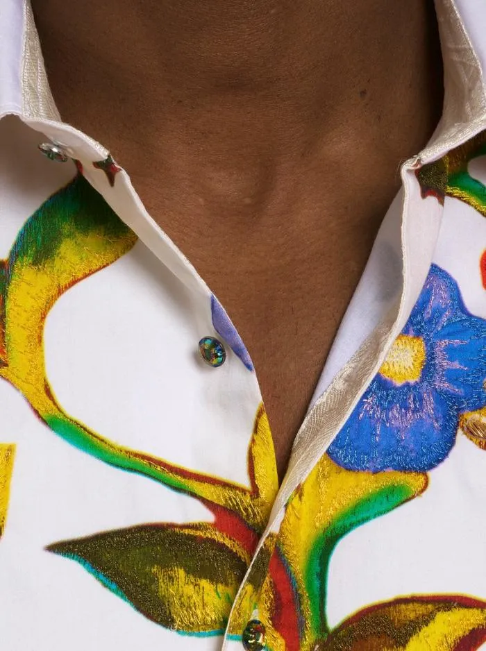 Robert Graham Button Down Shirts Men Limited Edition The Begilded Long Sleeve Button Down Shirt Multi