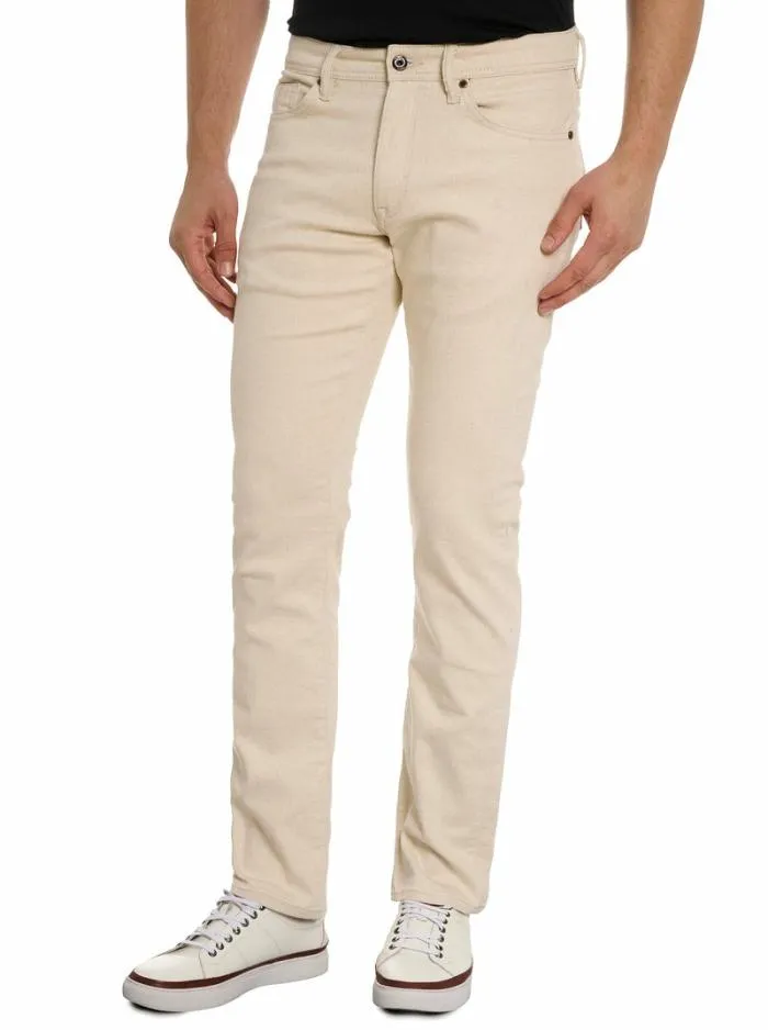 Robert Graham Jeans and Pants Men Elliott Denim Pant Oatmeal
