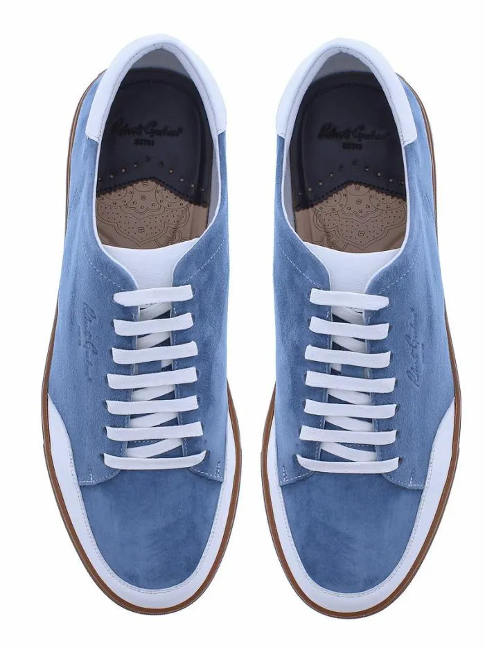 Robert Graham Shoes Men Nadeera Sneakers Blue