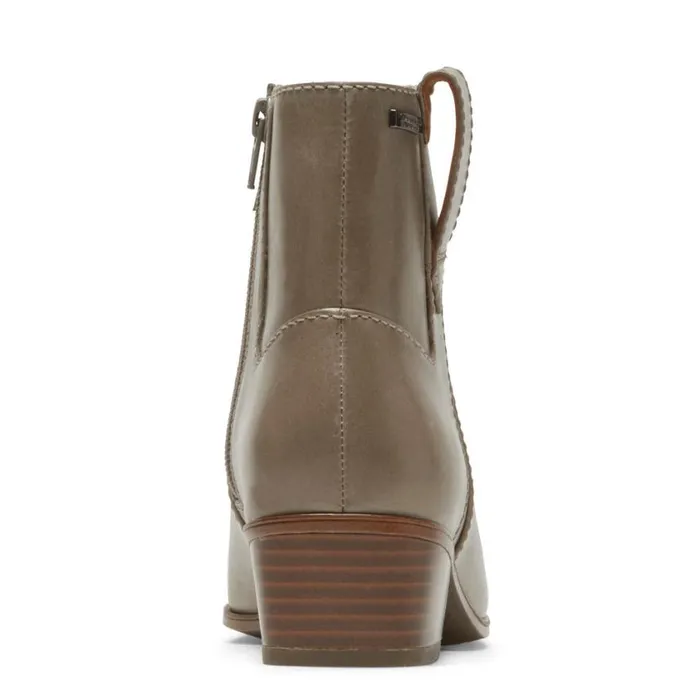 Rockport Boots and Booties Women Geovana Waterproof Layered Boot Taupe Lthr Wp