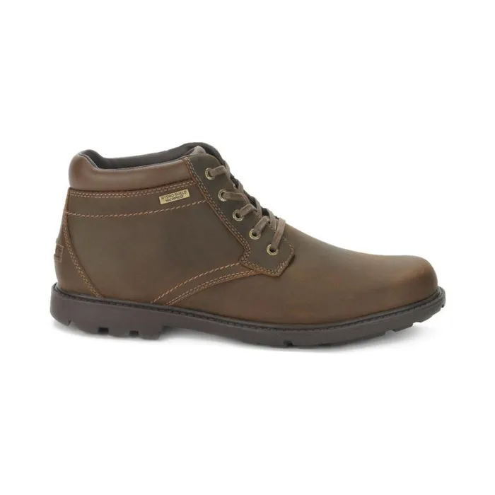 Rockport Boots Men Rugged Bucks Waterproof Boot Tan