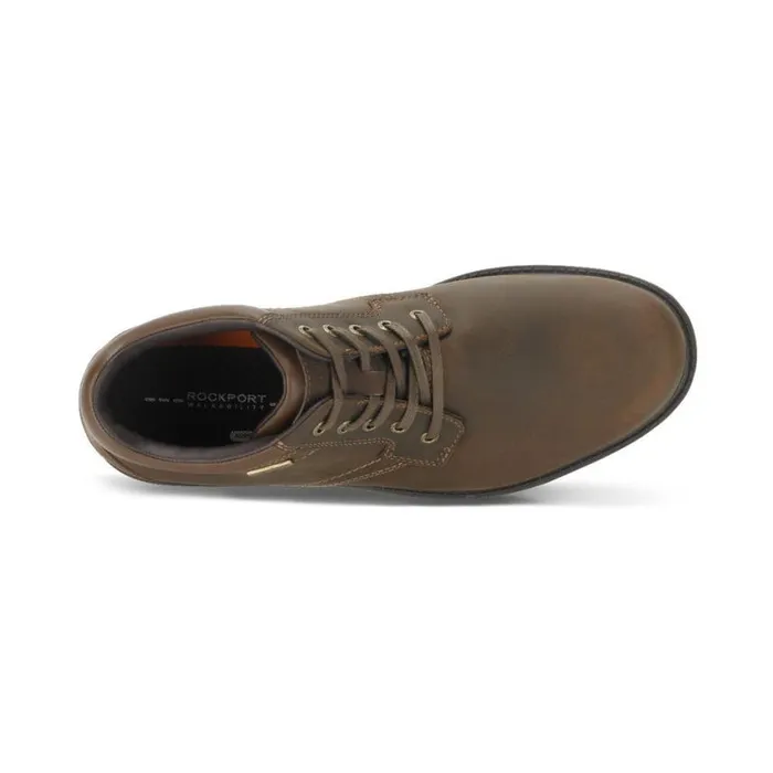 Rockport Boots Men Rugged Bucks Waterproof Boot Tan