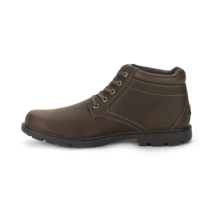 Rockport Boots Men Rugged Bucks Waterproof Boot Tan