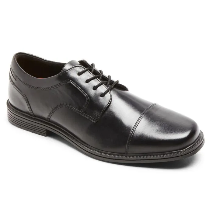 Rockport Oxfords and LaceUps Men Robinsyn Waterproof Cap Toe Oxford Black