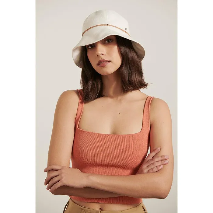 Round Crown Hats Helen Kaminski Balu Ecru