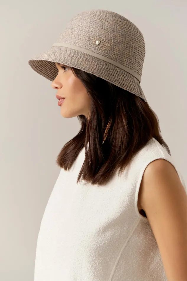 Round Crown Hats Helen Kaminski Besa 6 Eclipse Melangepumice