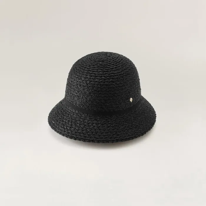 Round Crown Hats Helen Kaminski Viola Charcoalblack