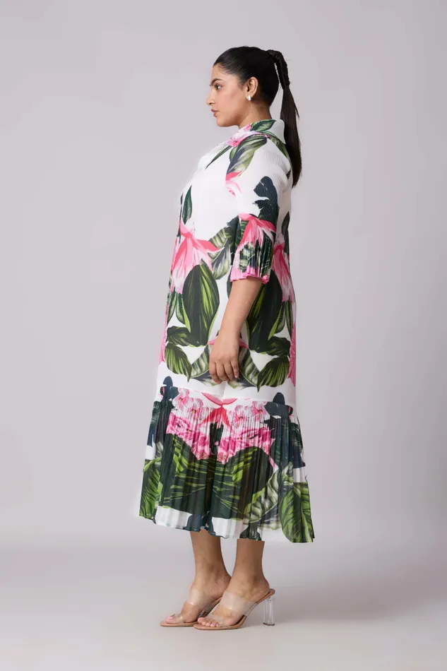 Scarlet Sage Dresses Betsy Floral Dress 8211 White 8211 Women