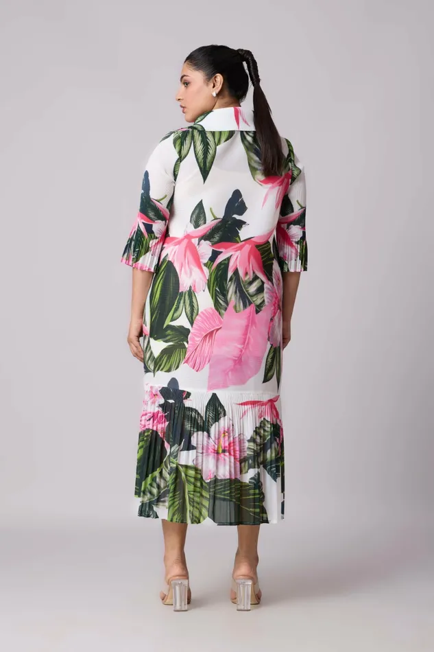 Scarlet Sage Dresses Betsy Floral Dress 8211 White 8211 Women