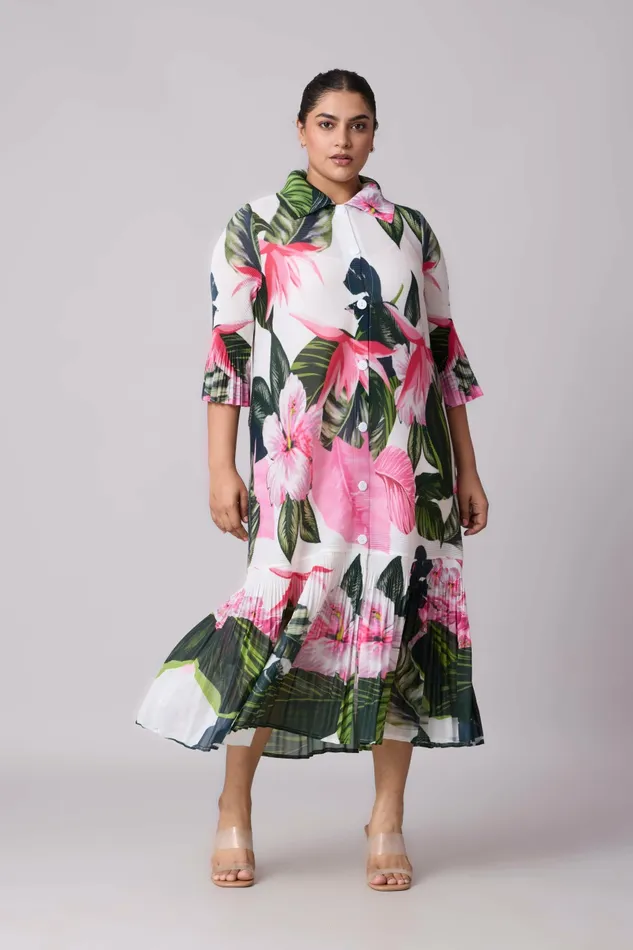 Scarlet Sage Dresses Betsy Floral Dress 8211 White 8211 Women