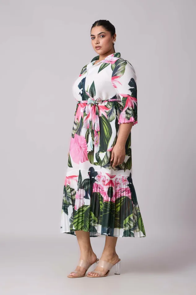 Scarlet Sage Dresses Betsy Floral Dress 8211 White 8211 Women