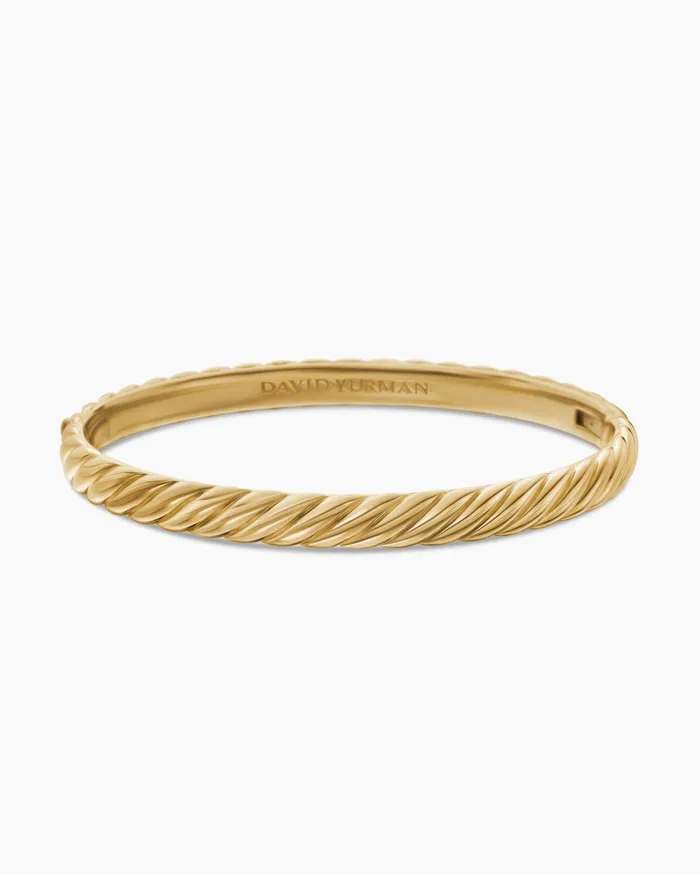 Sculpted Cable Bangle Bracelet In 18K Yellow Gold 62mm Women David Yurman Bangle Sculpted Cable Bangle Bracelet In 18K Yellow Gold 62mm Women David Yurman Bangle