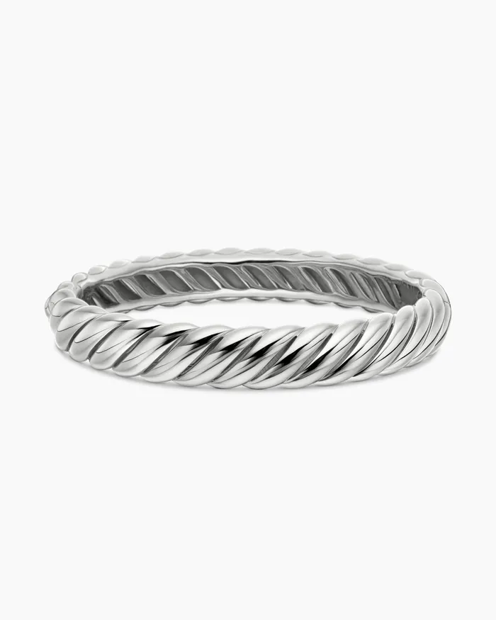 Sculpted Cable Bracelet In Sterling Silver 10mm Women David Yurman Bangle Sculpted Cable Bracelet In Sterling Silver 10mm Women David Yurman Bangle