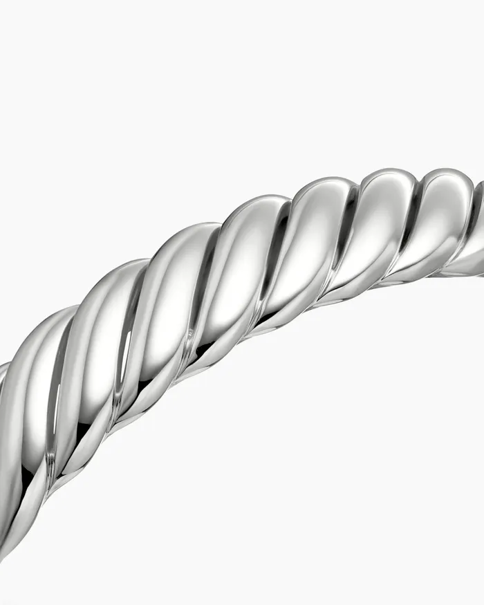 Sculpted Cable Bracelet In Sterling Silver 10mm Women David Yurman Bangle Sculpted Cable Bracelet In Sterling Silver 10mm Women David Yurman Bangle