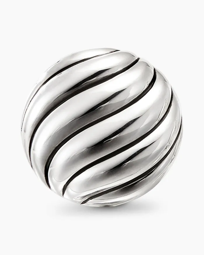 Sculpted Cable Stud Earrings In Sterling Silver 20mm Women David Yurman Stud Sculpted Cable Stud Earrings In Sterling Silver 20mm Women David Yurman Stud