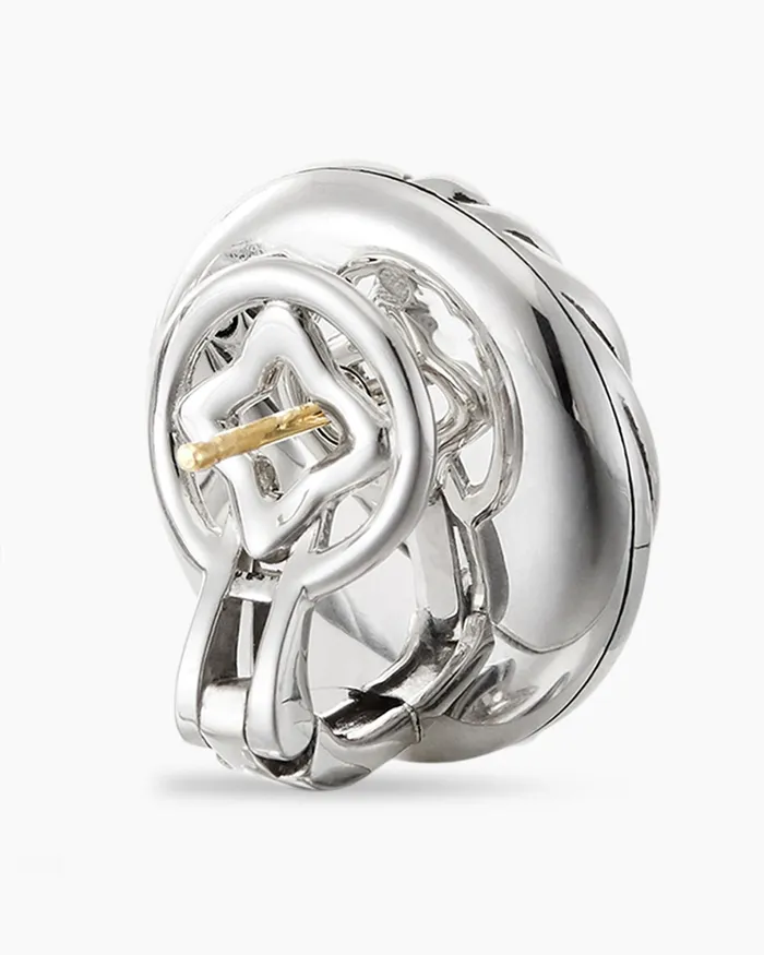 Sculpted Cable Stud Earrings In Sterling Silver 20mm Women David Yurman Stud Sculpted Cable Stud Earrings In Sterling Silver 20mm Women David Yurman Stud