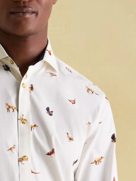 Shirts Men Joules Cream Cotton Shirt