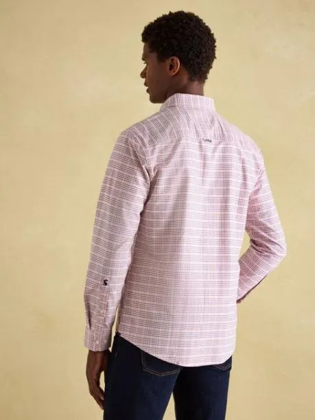 Shirts Men Joules Light Pink Cotton Check Shirt Shirts Men Joules Light Pink Cotton Check Shirt