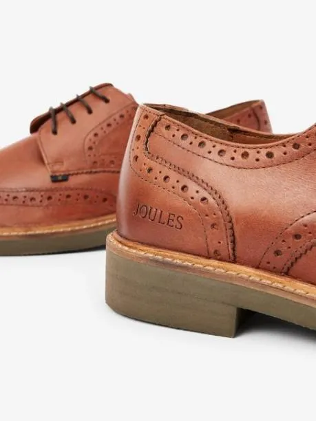 Shoes Men Joules Tan Brown Leather Brogues Shoes Men Joules Tan Brown Leather Brogues