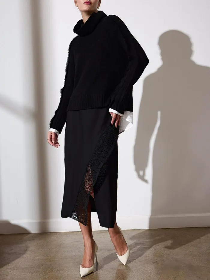 Shop Brochu Walker Bottoms The Camille Skirt Black Onyx