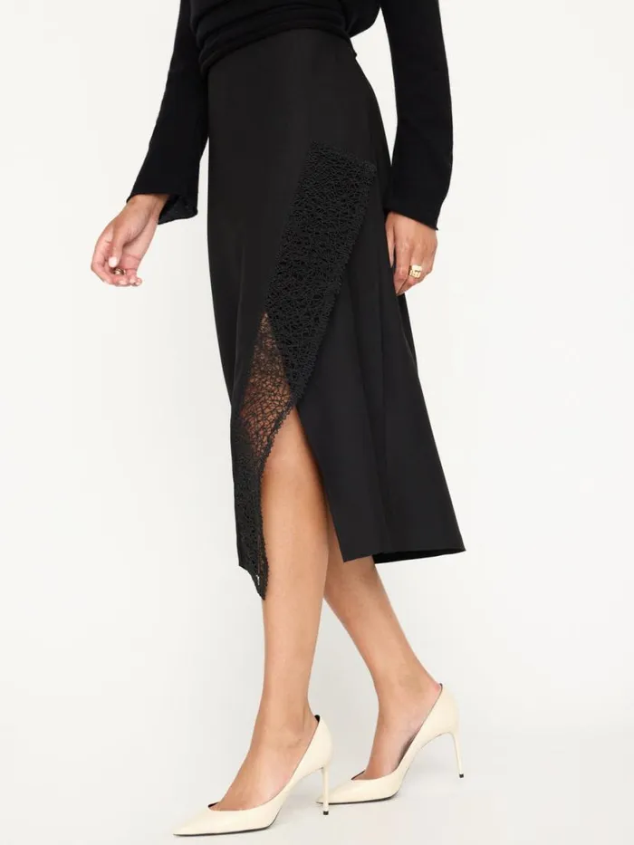 Shop Brochu Walker Bottoms The Camille Skirt Black Onyx